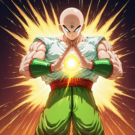 DragonBall Poses Tien Tri-Beam Pose