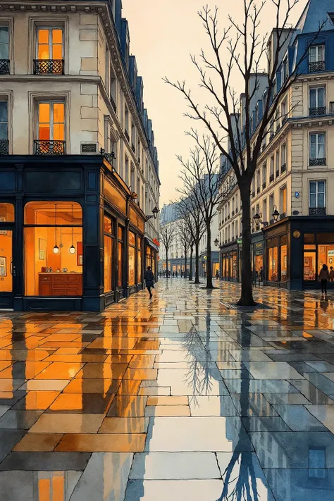 DL_Rainy Night Street Scene Drawing_Generation Of Diverse Styles_rel_260420