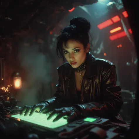 90s Cyber-goth Sci-Fi