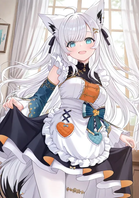 shirakami fubuki 8th costume waitress