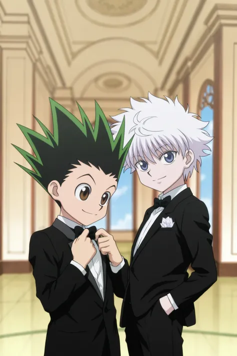 Gon Freecss & Killua Zoldyck - Hunter x Hunter - (Illustrious) [Commission]_rel_260420