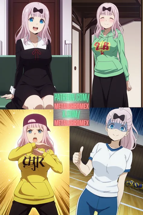 Chika Fujiwara, Ai Hayasaka - Kaguya-sama: Love Is War characters by MetalchromeX (Illustrious)