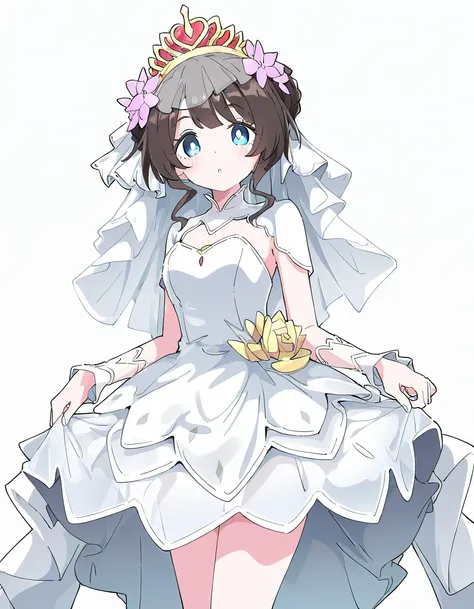 王者荣耀： 小乔 纯白花嫁