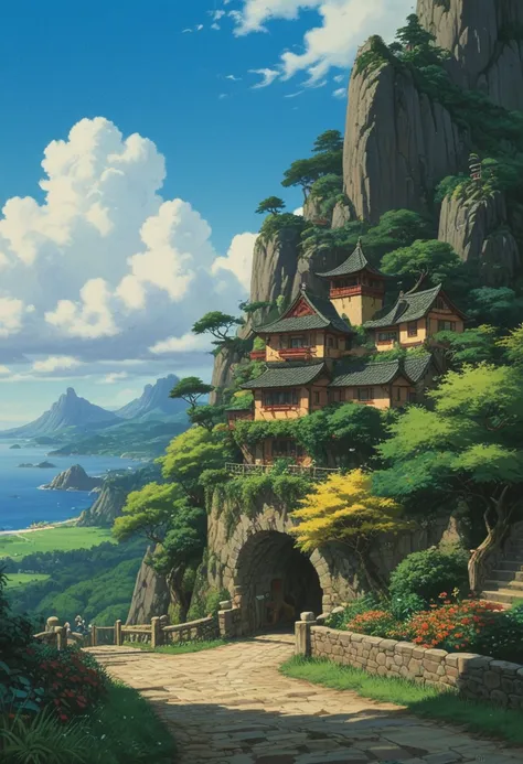 Animated Movie Background - Disney / Ghibli Style
