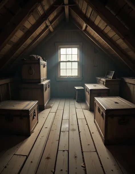 Amityville house attic pony