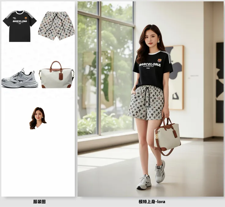 Qwen Edit lora OOTD Accurate Outfit Change