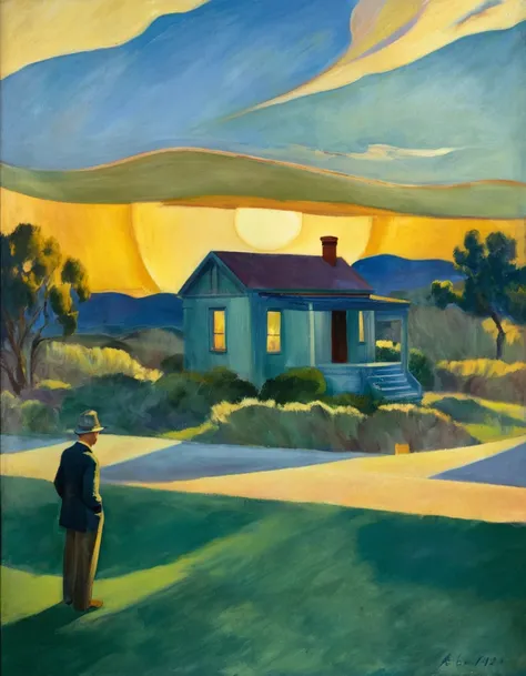 Edward Hopper Style XL Nr. 1