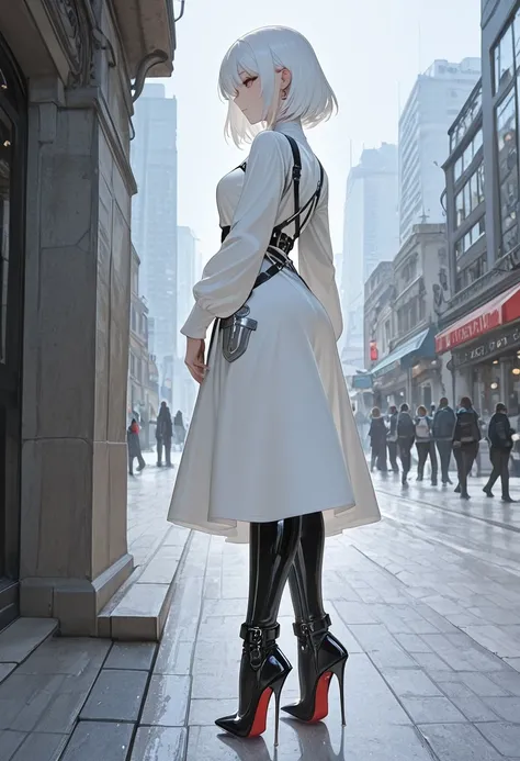 Stiletto Heel Boots (pointy heels helper)