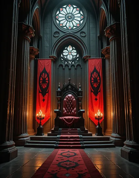 gothic throne room illu