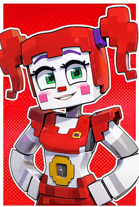 Circus Baby -- ZAMination Fazbear and Friends Minecraft /  FNAF / Five Nights at Freddy's  Noob + Pony+1.5+Illustrious