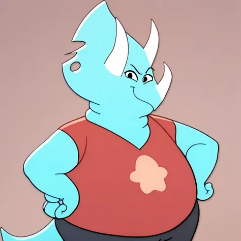 Dino Nerd / Blue Triceratops (Blinkomania) for PONY
