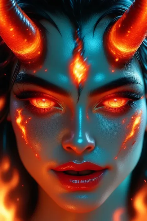 Neon cyber style