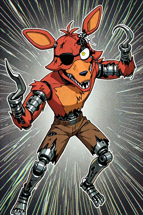 Withered Foxy (Fnaf/Five Nights at Freddy's)