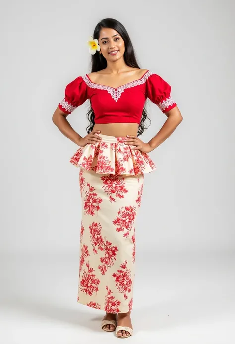 Sri Lankan Traditional Outfit (Awurudu Kumari) V1-Flux
