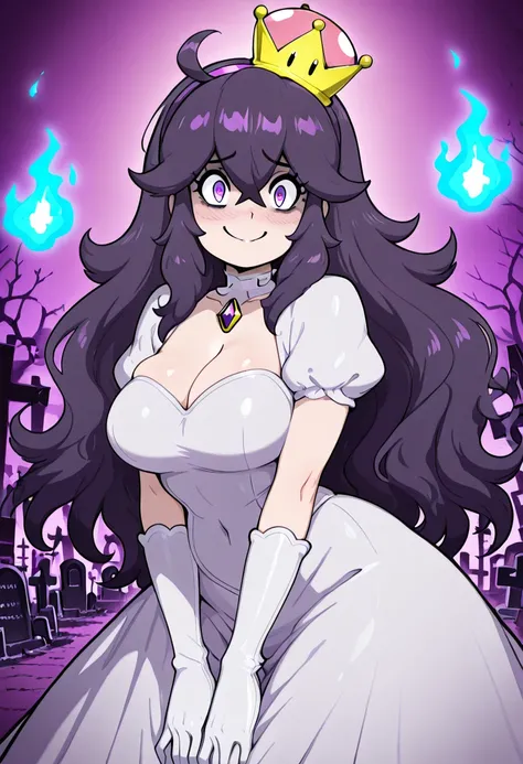 HexBoo: Princess King Boo Maniac | オカルトマニア キングテレサ姫 (Pokemon x Mario) [Illustrious]