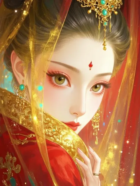 Gilded Rock Color Style Illustration