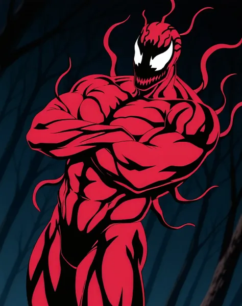 Carnage 90s Spiderman Cartoon (Marvel Comics) (Illustrious) (AD)