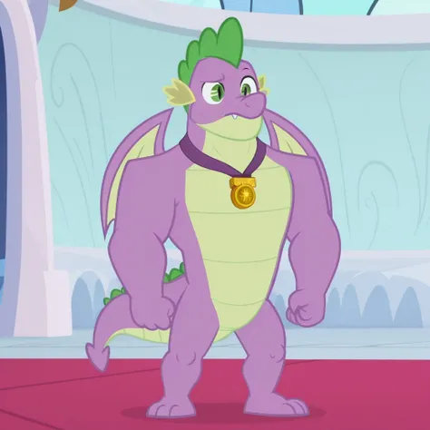 Buff Spike the Dragon  (My Little Pony: Friendship is Magic)