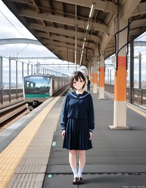 日本の高架駅 、 駅のホーム / Elevated station , Platform_rel_260420