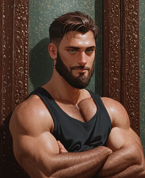 André Poulenc - hairy French grappler - Original Character (Illustrious + NoobAI)