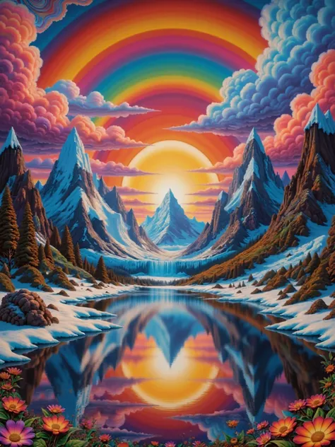 Psychedelic Landscape (Flux/Pony/SD1.5)