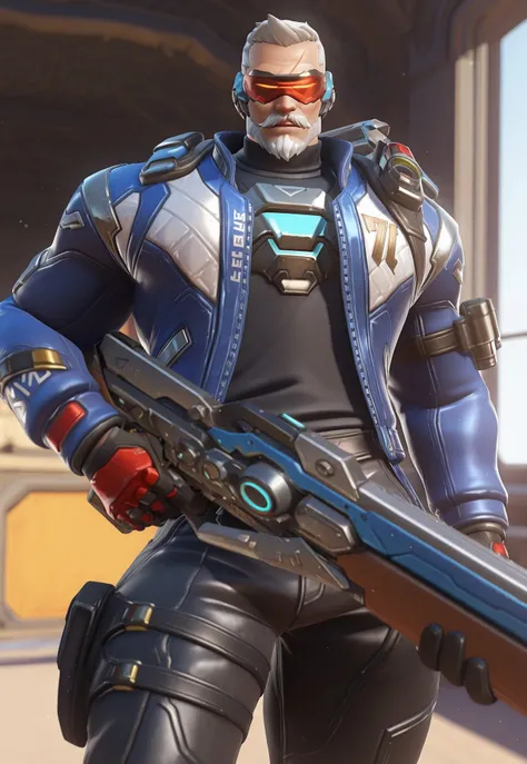 Soldier: 76 / Jack Morrison (Multiples outfits in versions below) from Overwatch (Illustrious XL)