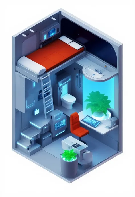 Isometric Scifi Setting [Chroma]