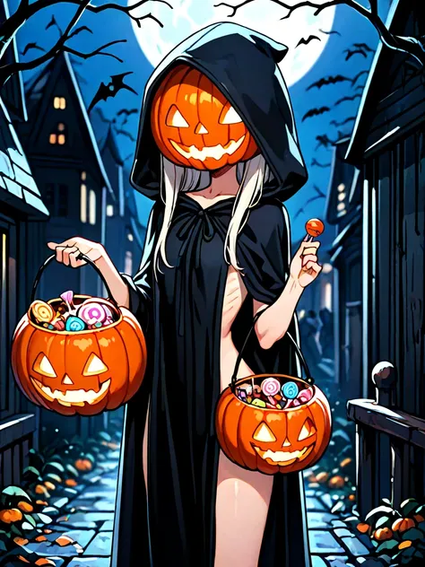 girl like pumpkin head