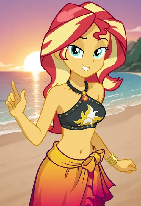 Sunset Shimmer MLP Equestria Girls Outfits IllustriousXL SeaArt 