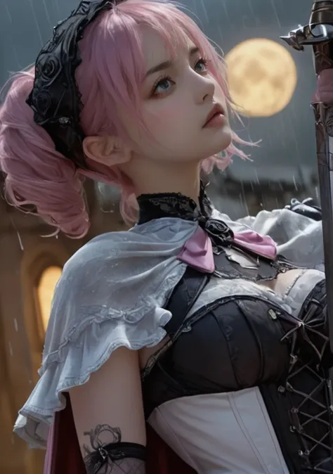 Twin drills and gothic dress