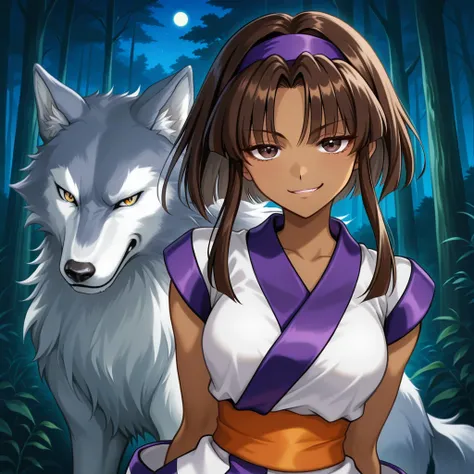Purple Nakoruru/Rasetsu Nakoruru from Samurai Shodown64(Illustrious)/紫ナコルル/羅刹ナコルル（サムライスピリッツ64））