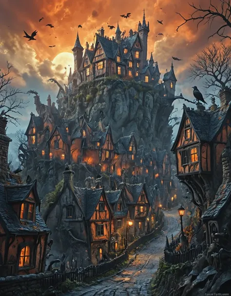 🎃Halloween : Dark Town - Sdxl 🎃