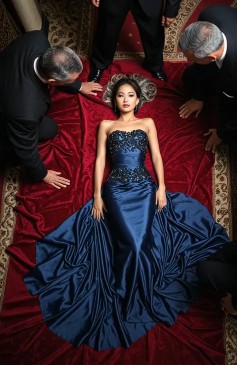Lying Surrounded by Men - From Above