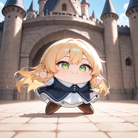 Ball shaped girl