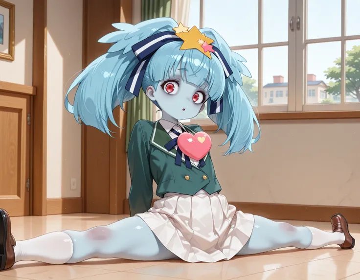 股割り体位 Splits on  [IllustriousXL]