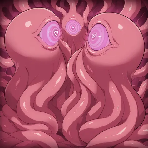 Spiral eyes tentacles ぐるぐる目を持った触手 KNMP_014