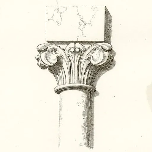 Gothic Capital Drawing Style