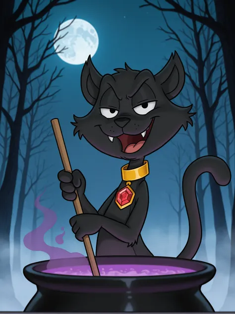 Salem Saberhagen - Sabrina: The Animated Series for Illustrious/Pony XL