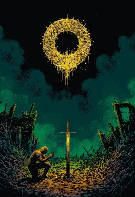 Retro Dark Fantasy Illustration Flux/Chroma/illustriousXL