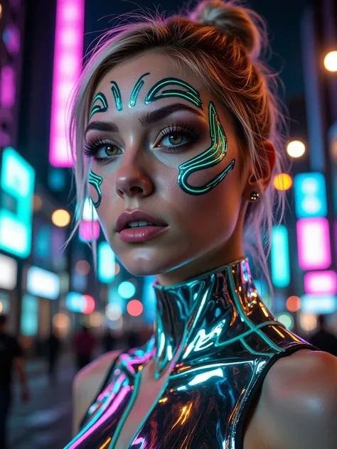 SYNIA | Anime-Realism Cyberpunk Female LoRA