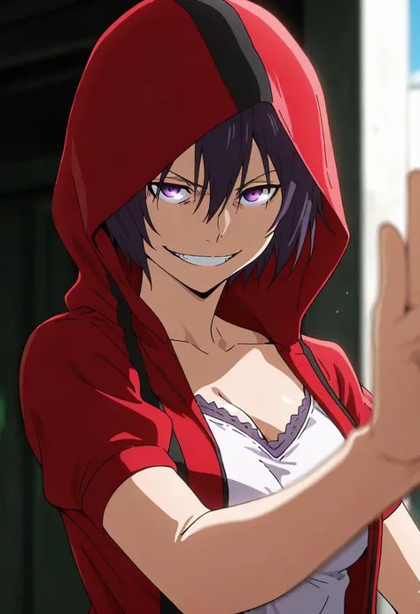 Hikawa  氷川  from Gleipnir anime,  Monster / Normal form V1