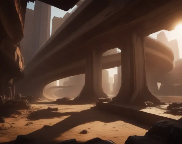 Post Apocalyptic City (Landscape) (SDXL) (AD)