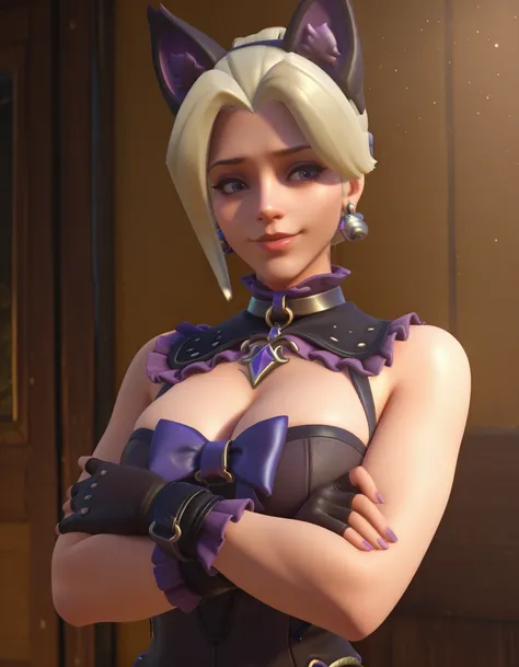 Black Cat Mercy Skin (Anima, Pony & Illustrious)