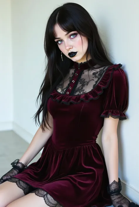 Foxxy Clothing - Gothic Velvet Dress