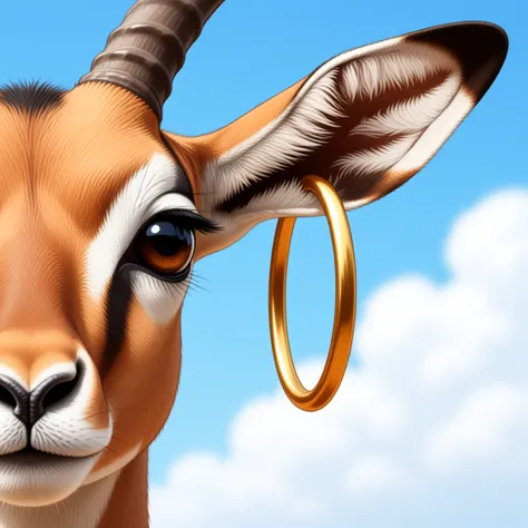 Hoop earrings for furries (for NoobAI/IL/Qwen)