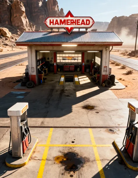 Hammerhead service station