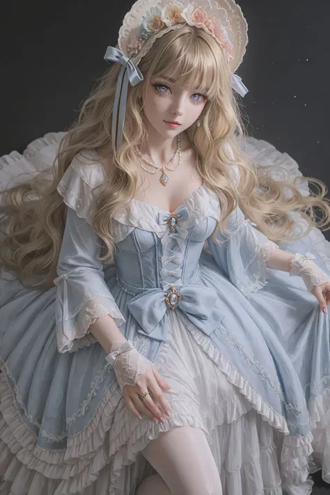 [IL DRESS 04] Lolita Dress Beatria of the Golden Afternoon:Blessed by the Goddess of Golden Hours