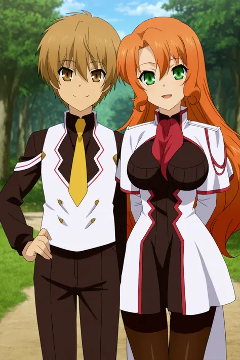 Rebecca Randall & Ash Blake/レベッカ・ランドールとアッシュ・ブレイク - Dragonar Academy | Illus Characters | Commission