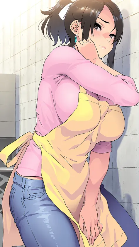 松川 美智代 Kabe ni Hamatte Ugokenai! 4 Oku-san Naijonokou no Maki