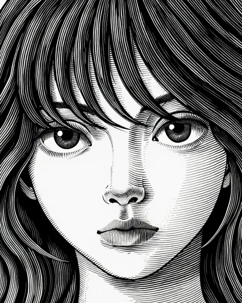 Perfect Ink Drawing (Engraving Style)